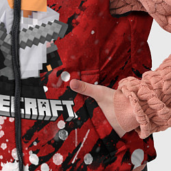 Детский жилет Minecraft Майнкрафт, цвет: 3D-красный — фото 2