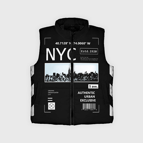 Детский жилет Off-White: NYC / 3D-Черный – фото 1