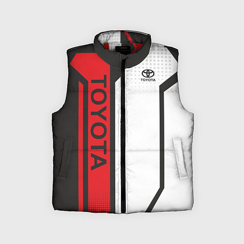 Детский жилет Toyota Driver team / 3D-Красный – фото 1
