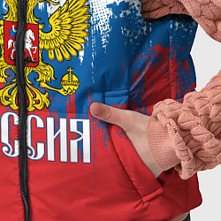 Детский жилет РОССИЯ ТРИКОЛОР, цвет: 3D-светло-серый — фото 2