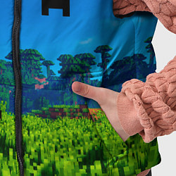 Детский жилет Minecraft Майнкрафт, цвет: 3D-черный — фото 2