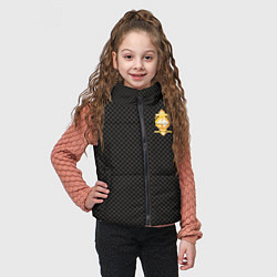 Детский жилет Hufflepuff, цвет: 3D-черный — фото 2