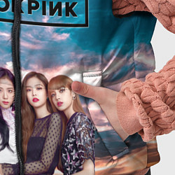 Детский жилет BlackPink, цвет: 3D-красный — фото 2