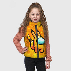 Детский жилет AMONG US - Pikachu, цвет: 3D-черный — фото 2