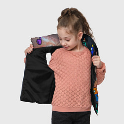 Детский жилет Among Us Чёрная дыра, цвет: 3D-черный — фото 2