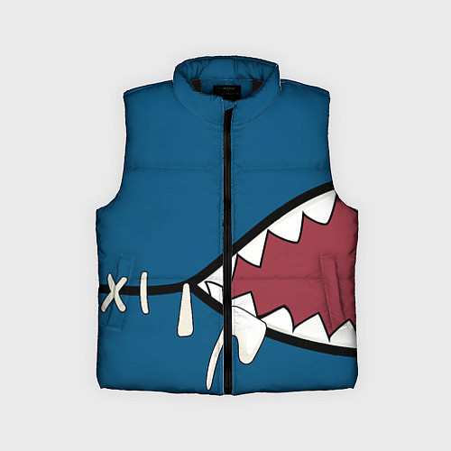 Детский жилет Акула gawr gura / 3D-Черный – фото 1