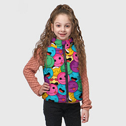 Детский жилет Pattern, цвет: 3D-светло-серый — фото 2