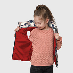 Детский жилет Кремовый камуфляж, цвет: 3D-красный — фото 2
