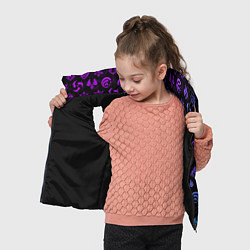 Детский жилет GENSHIN IMPACT NEON, цвет: 3D-черный — фото 2