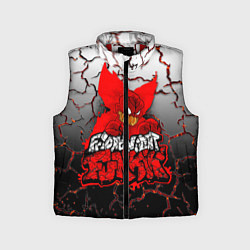Детский жилет Friday Night Funkin Tricky One, цвет: 3D-красный