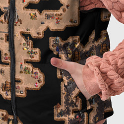 Детский жилет Heroes III Dungeon Map, цвет: 3D-светло-серый — фото 2