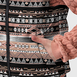 Детский жилет Полосатый этнический орнамент, цвет: 3D-черный — фото 2