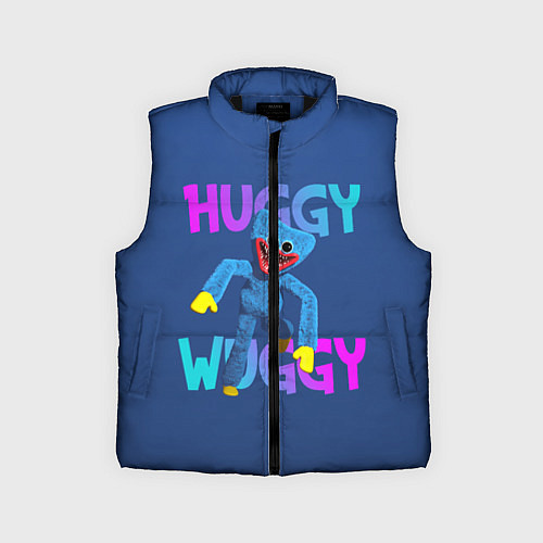 Детский жилет Huggy Wuggy: Зубастый монстр / 3D-Черный – фото 1