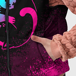 Детский жилет ИНЬ ЯНЬ НЕОНОВЫЕ КОТИКИ, цвет: 3D-черный — фото 2