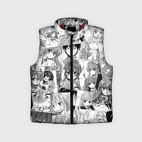 Детский жилет Toradora pattern / 3D-Красный – фото 1