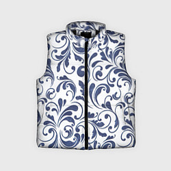 Детский жилет Гжелевый рисунок