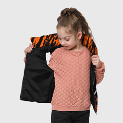 Детский жилет FOX MOTOCROSS ORANGE, цвет: 3D-черный — фото 2
