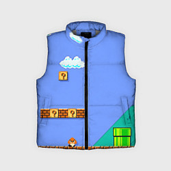 Детский жилет Марио дизайн, цвет: 3D-светло-серый