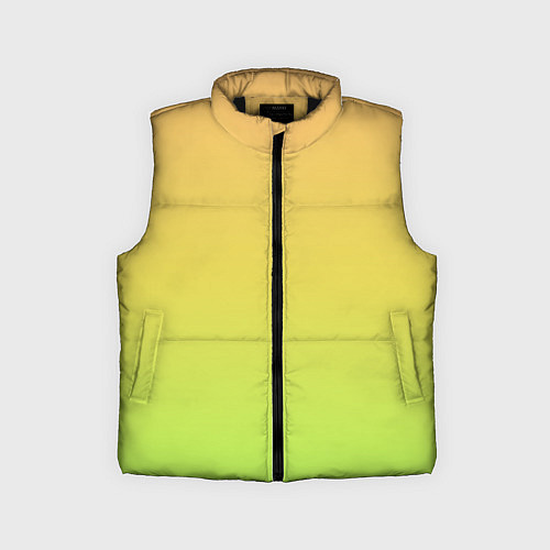 Детский жилет GRADIEND YELLOW-GREEN / 3D-Черный – фото 1