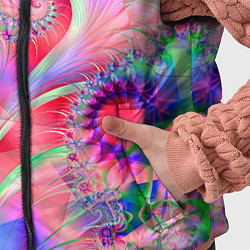 Детский жилет WRITHING COLORED FRACTALS, цвет: 3D-красный — фото 2