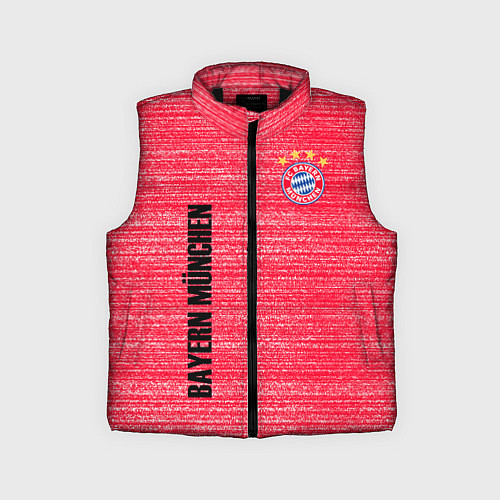 Детский жилет BAYERN MUNCHEN БАВАРИЯ football club / 3D-Черный – фото 1