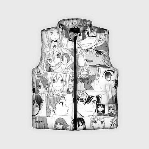 Детский жилет Horimiya pattern / 3D-Светло-серый – фото 1