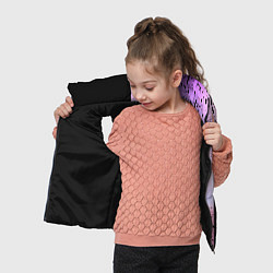 Детский жилет BLACKPINK HALF COLORS, цвет: 3D-черный — фото 2