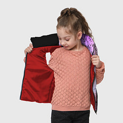 Детский жилет BLACKPINK HALF COLORS, цвет: 3D-красный — фото 2