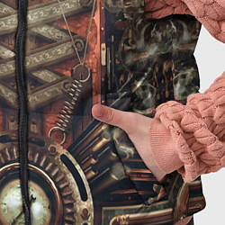 Детский жилет Mechanical device in Steampunk Retro style, цвет: 3D-светло-серый — фото 2