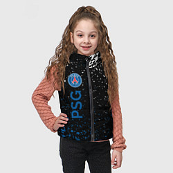 Детский жилет Psg брызги красок, цвет: 3D-черный — фото 2