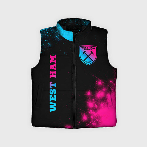 Детский жилет West Ham Neon Gradient / 3D-Черный – фото 1