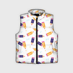 Детский жилет Карандашики, цвет: 3D-светло-серый