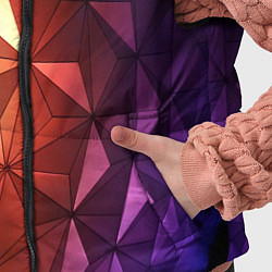 Детский жилет Абстрактная металлическая поверхность планеты, цвет: 3D-черный — фото 2