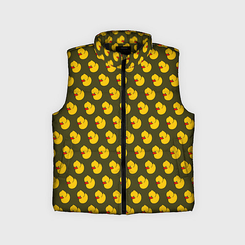 Детский жилет Ути Коричнево-зелёный / 3D-Черный – фото 1