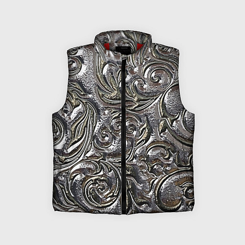 Детский жилет Растительный орнамент - чеканка по серебру / 3D-Красный – фото 1