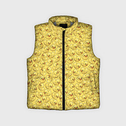 Детский жилет Утиный принт, цвет: 3D-светло-серый
