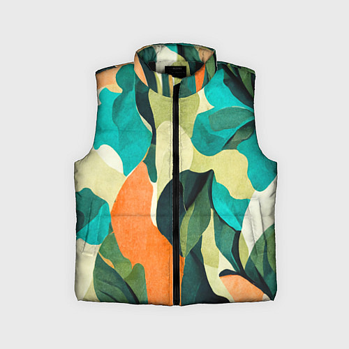 Детский жилет Multicoloured camouflage / 3D-Черный – фото 1