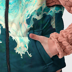 Детский жилет Поток воды, цвет: 3D-черный — фото 2