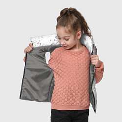 Детский жилет Потертость и бызги, цвет: 3D-светло-серый — фото 2