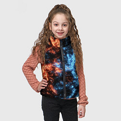 Детский жилет Fire and Water Огонь и вода, цвет: 3D-красный — фото 2