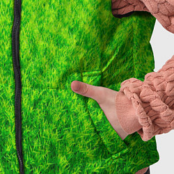 Детский жилет Трава зеленая, цвет: 3D-черный — фото 2
