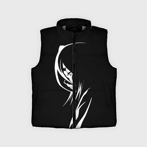 Детский жилет Силуэт девушки Кучики Рукия / 3D-Светло-серый – фото 1