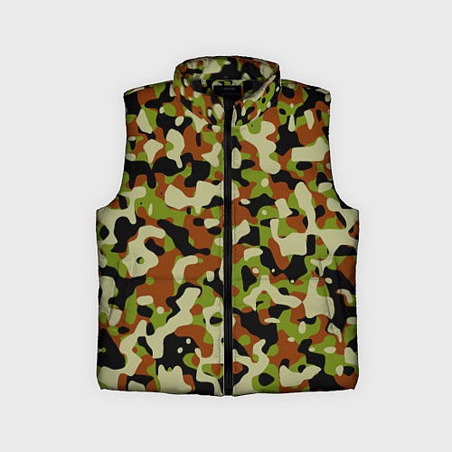 Детский жилет Камуфляж British / 3D-Черный – фото 1