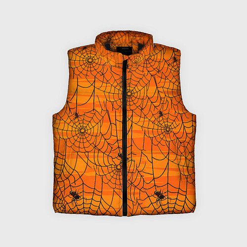 Детский жилет Паучье логово / 3D-Черный – фото 1