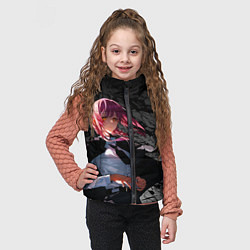 Детский жилет Демон контроля : Человек бензопила, цвет: 3D-черный — фото 2