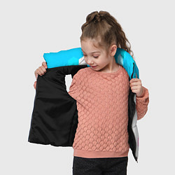 Детский жилет Dota neon gradient style: по-вертикали, цвет: 3D-черный — фото 2