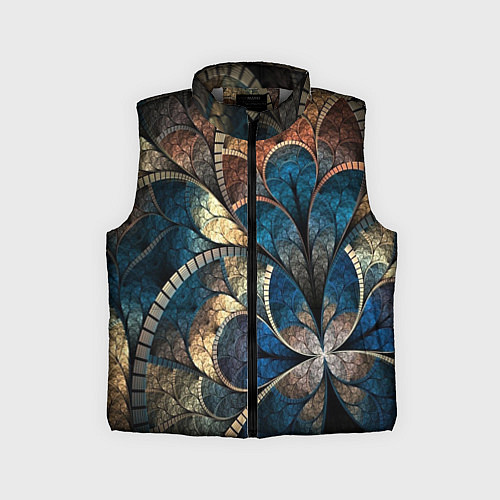 Детский жилет Древний витраж / 3D-Светло-серый – фото 1