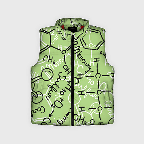 Детский жилет Химия в хаосе / 3D-Красный – фото 1
