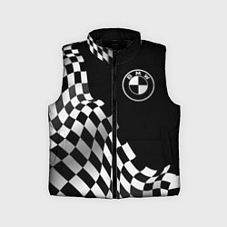 Детский жилет BMW racing flag, цвет: 3D-черный