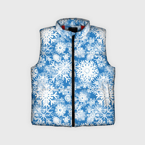Детский жилет Снежок / 3D-Красный – фото 1
